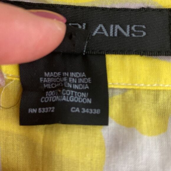 Great Plains Cotton Floral Print Sleeveless Wrap Top - Picture 7 of 10